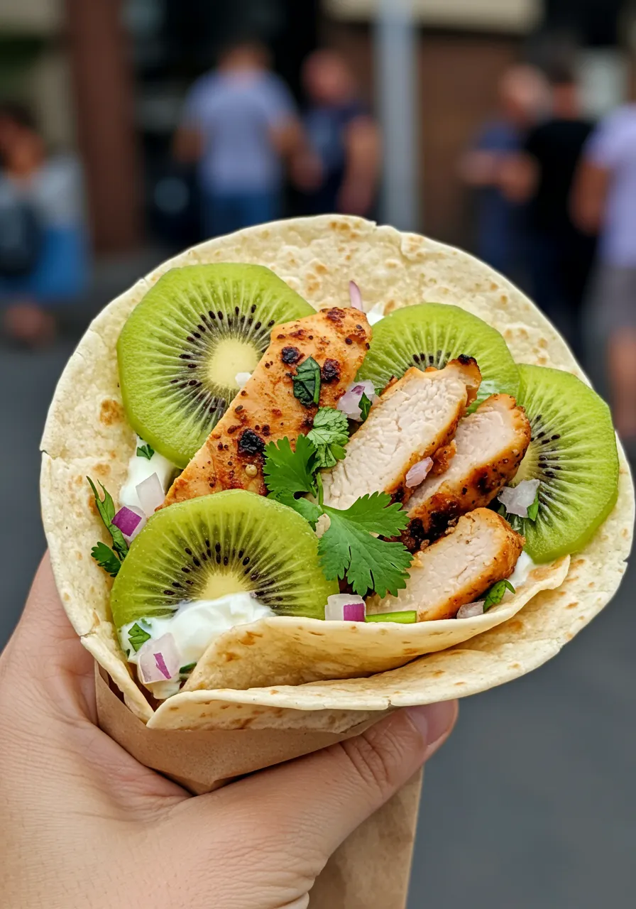 Kiwi Chicken Wrap - tertiary view